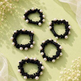 Pearl Beaded Hair Tie