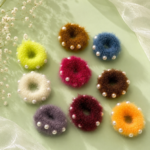 Pearl Fuzzy Hair Tie
